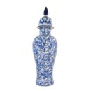 Chóe Cao Bát Tràng Vẽ Tay Họa Tiết DIOR Men Lam Cao Cấp - VN-BD125FE27-40