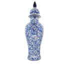 Chóe Cao Bát Tràng Vẽ Tay Họa Tiết DIOR Men Lam Cao Cấp - VN-BD125FE27-40