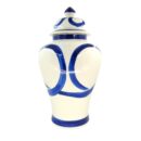 Chóe Đại Bát Tràng Vẽ Tay Họa Tiết Cổ Điển Men Lam Cao Cấp - VN-BD125FE27-18