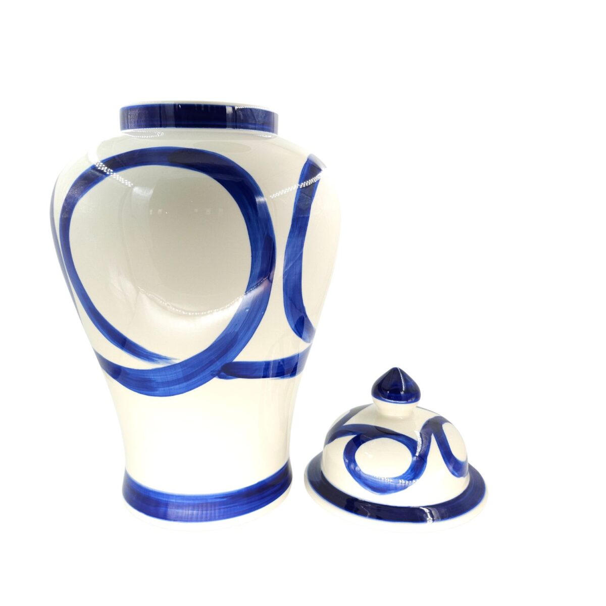 Chóe Đại Bát Tràng Vẽ Tay Họa Tiết Cổ Điển Men Lam Cao Cấp - VN-BD125FE27-18 - Ảnh 2