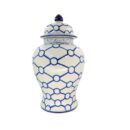Chóe Nhỏ Bát Tràng Vẽ Tay Họa Tiết Hình Tròn Men Lam Cao Cấp - VN-BD125FE27-75