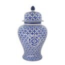 Chóe Trung Bát Tràng Vẽ Tay Họa Tiết Cổ Điển Men Lam Cao Cấp - VN-BD125MY22-10