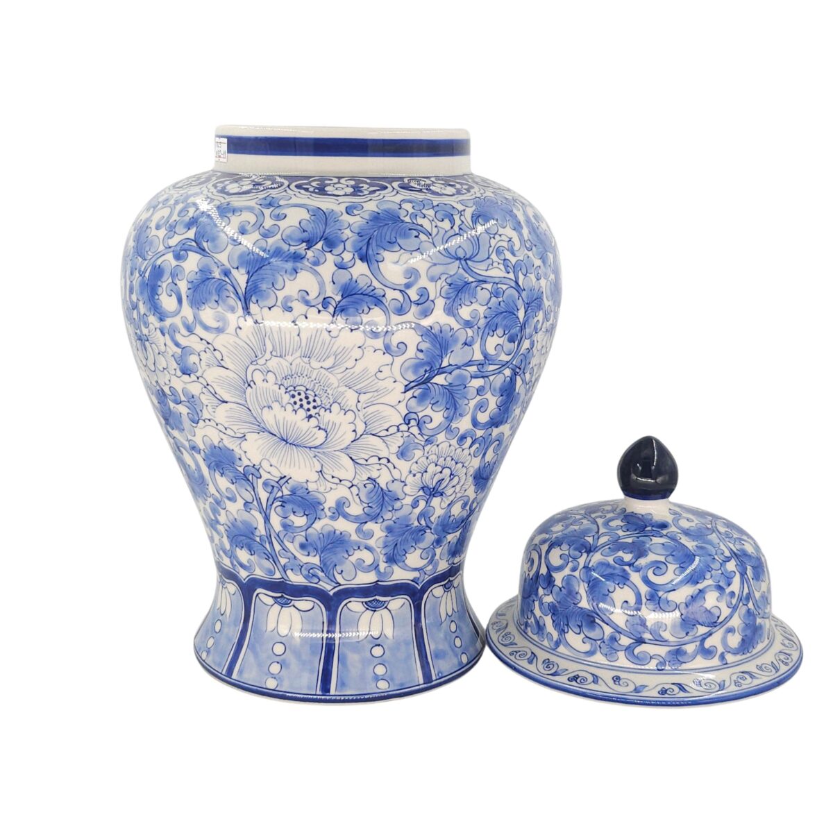 Chóe Trung Bát Tràng Vẽ Tay Hoa Văn Men Lam Cao Cấp - VN-BD125MY22-11 - Ảnh 2