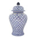 Chóe Trung Bát Tràng Vẽ Tay Hoa Văn Men Lam Cao Cấp - VN-BD125MY22-15