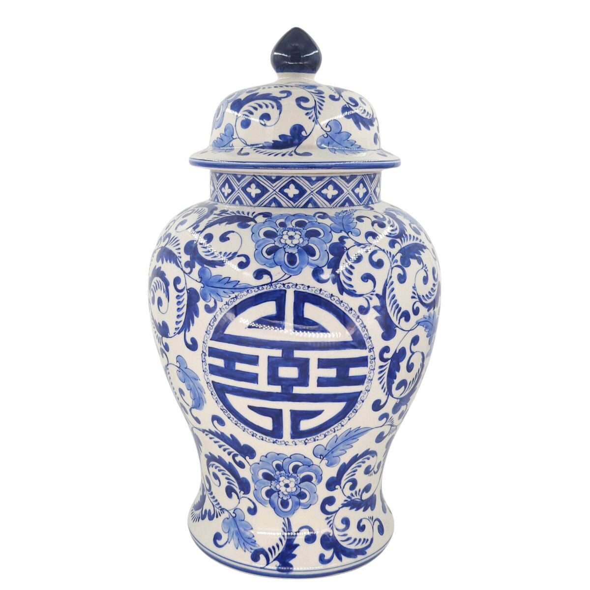 Chóe Trung Bát Tràng Vẽ Tay Hoa Văn Men Lam Cao Cấp - VN-BD125MY22-20