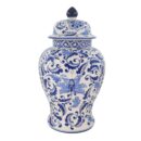 Chóe Trung Bát Tràng Vẽ Tay Hoa Văn Men Lam Cao Cấp - VN-BD125MY22-20
