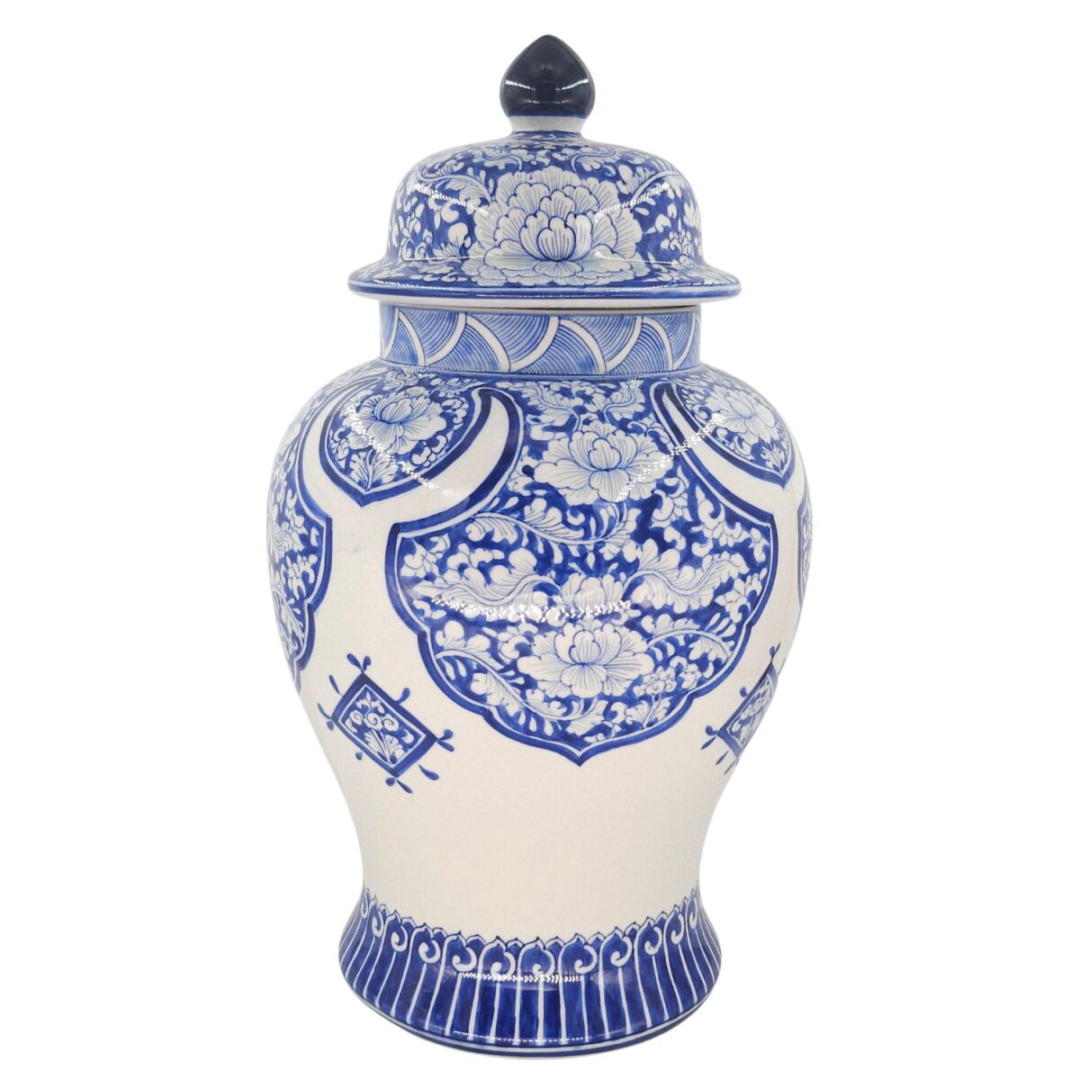 Chóe Trung Bát Tràng Vẽ Tay Hoa Văn Men Lam Cao Cấp - VN-BD125MY22-21 - Ảnh 4