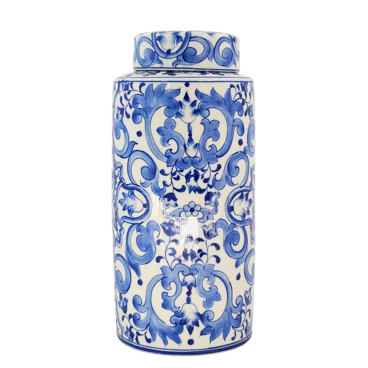 Hủ Bát Tràng Vẽ Tay Họa Tiết DIOR Men Lam Cao Cấp - VN-BD125FE27-62 - Ảnh 3