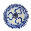 Hủ Bát Tràng Vẽ Tay Họa Tiết KARO Men Lam Cao Cấp - VN-BD125FE27-26