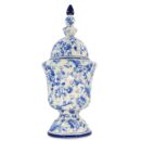 Hủ Bát Tràng Vẽ Tay Họa Văn Men Lam Cao Cấp - VN-BD125FE27-95