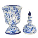 Hủ Bát Tràng Vẽ Tay Họa Văn Men Lam Cao Cấp - VN-BD125FE27-95