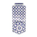 Hủ Bát Tràng Vẽ Tay Hoa Văn Men Lam Cao Cấp - VN-BD125MY22-32