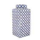 Hủ Bát Tràng Vẽ Tay Hoa Văn Men Lam Cao Cấp - VN-BD125MY22-32