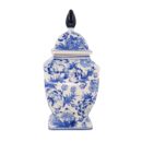 Hủ Bát Tràng Vẽ Tay Hoa Văn Men Lam Cao Cấp - VN-BD125MY22-92
