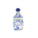 Hủ Bé Bát Tràng Vẽ Tay Họa Tiết DIOR Men Lam Cao Cấp - VN-BD125FE27-55