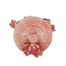Hủ Mứt Bát Tràng Đắp Nổi Hoa Sen Hồng Đỏ Men Bóng Độc Đáo – TV-BD125MR07-241
