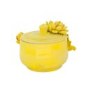 Hủ Mứt Bát Tràng Đắp Nổi Hoa Sen Vàng Men Bóng Độc Đáo –TV-BD125MR07-230