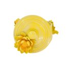 Hủ Mứt Bát Tràng Đắp Nổi Hoa Sen Vàng Men Bóng Độc Đáo –TV-BD125MR07-230