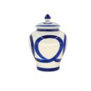 Hủ Nhỏ Bát Tràng Vẽ Tay Họa Tiết Cổ Điển Men Lam Cao Cấp - VN-BD125FE27-30