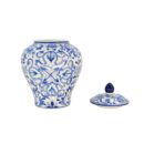 Hủ Nhỏ Bát Tràng Vẽ Tay Họa Tiết DIOR Men Lam Cao Cấp - VN-BD125FE27-50