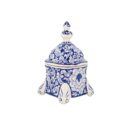 Hủ Nhỏ Bát Tràng Vẽ Tay Hoa Văn Men Lam Cao Cấp - VN-BD125MY22-97