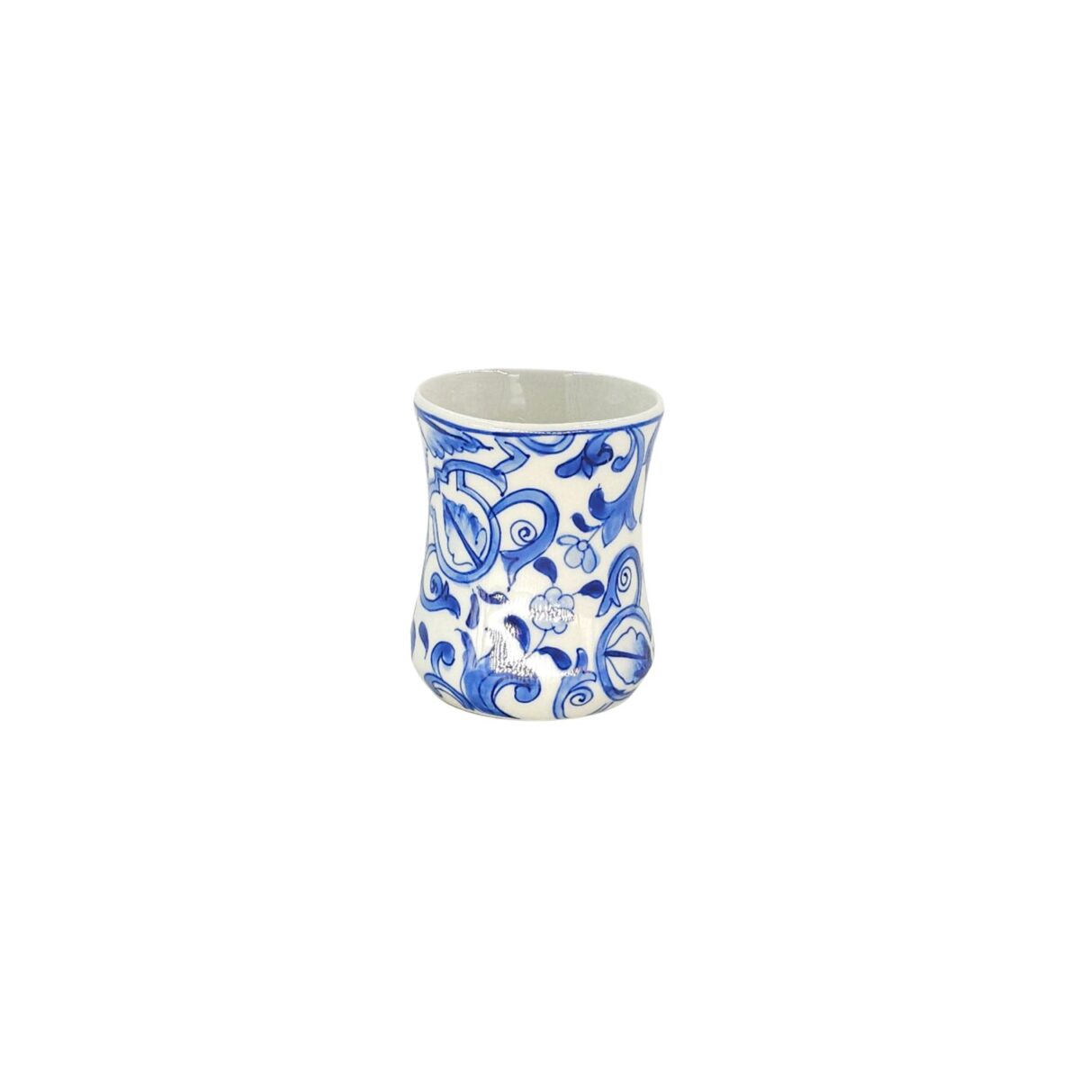 Ly Có Quai Bát Tràng Vẽ Tay Họa Tiết Cổ Điển Men Lam Cao Cấp - VN-BD125FE27-08 - Ảnh 3