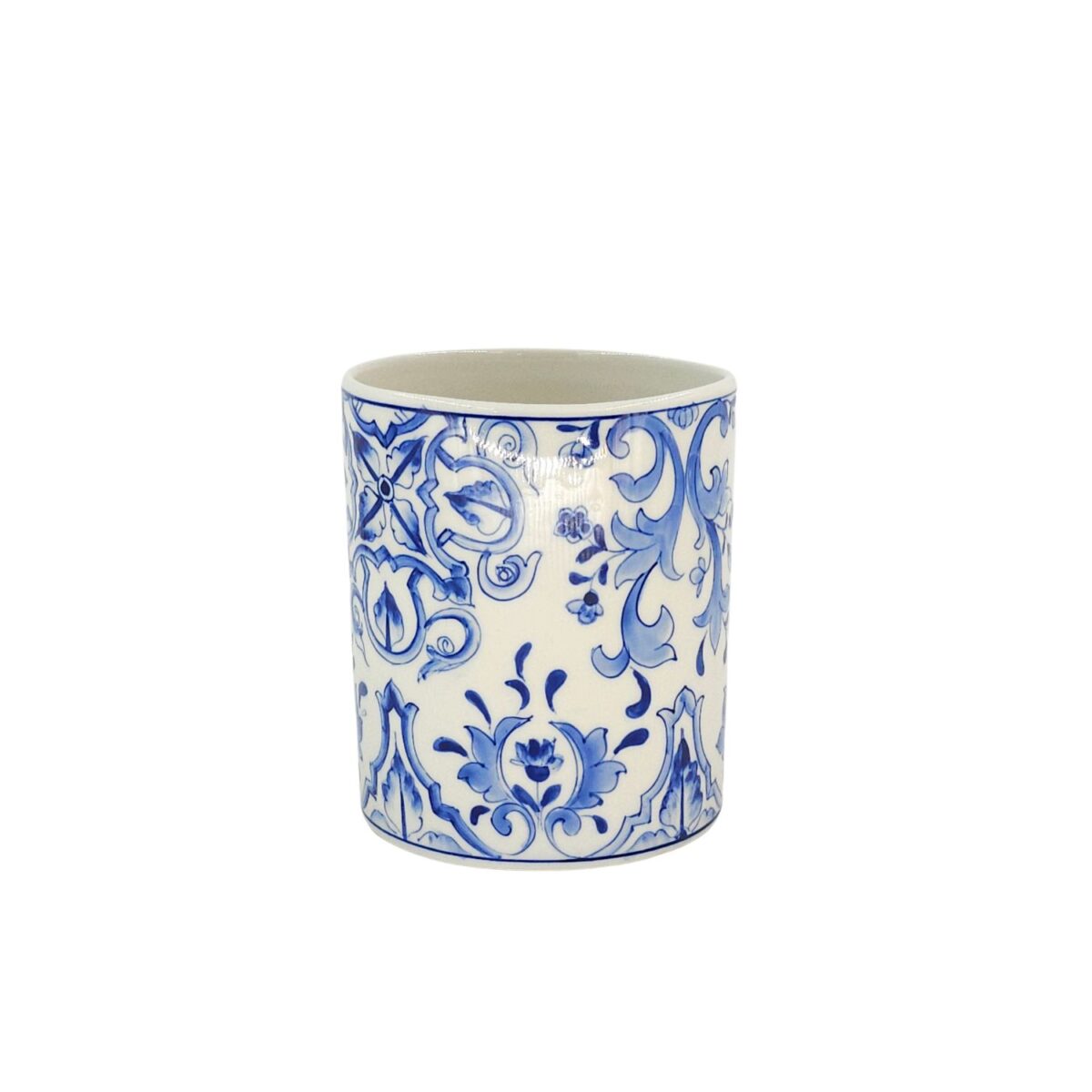 Ly Không Quai Bát Tràng Vẽ Tay Họa Tiết DIOR Men Lam Cao Cấp - VN-BD125FE27-46 - Ảnh 3