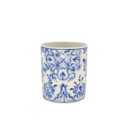Ly Không Quai Bát Tràng Vẽ Tay Họa Tiết DIOR Men Lam Cao Cấp - VN-BD125FE27-46