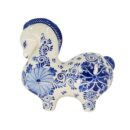 Tượng Ngựa Bát Tràng Dễ Thương Men Lam Độc Đáo - VN-BD125FE21-306