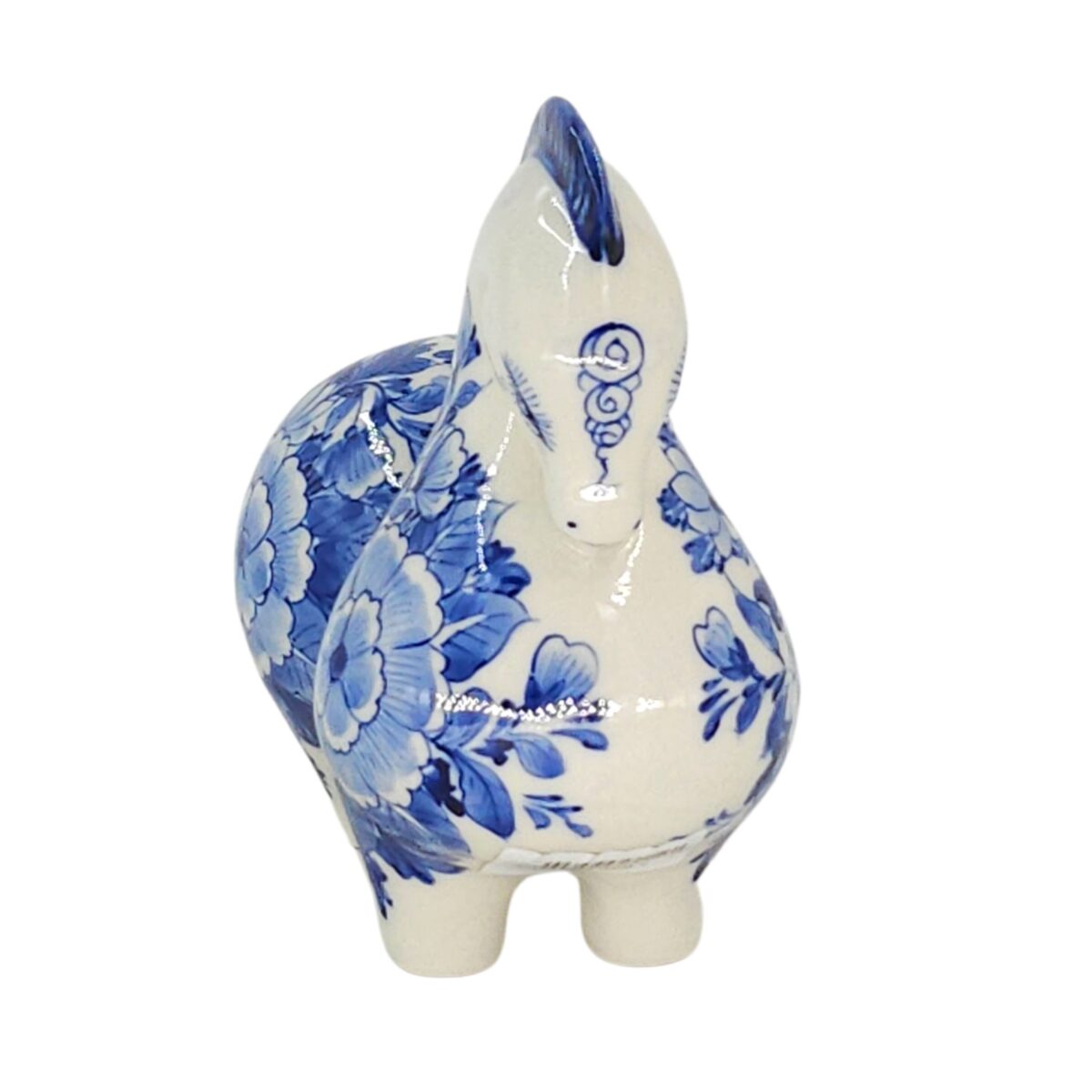 Tượng Ngựa Bát Tràng Dễ Thương Men Lam Độc Đáo - VN-BD125FE21-308 - Ảnh 3