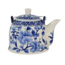 Bộ Ấm Trà Bát Tràng Vẽ Họa Tiết Hoa Văn Độc Đáo Men Lam Cao Cấp - VN-BD125FE21-319