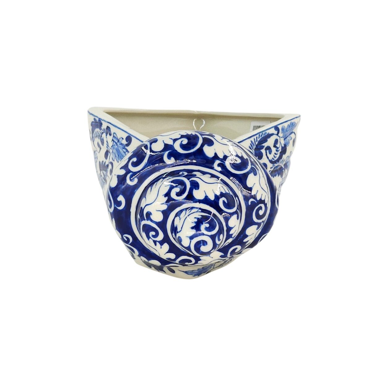 Vỏ Sò Bát Tràng Vẽ Tay Họa Tiết Hoa Dây Men Lam Cao Cấp - VN-BD125FE27-32 - Ảnh 3