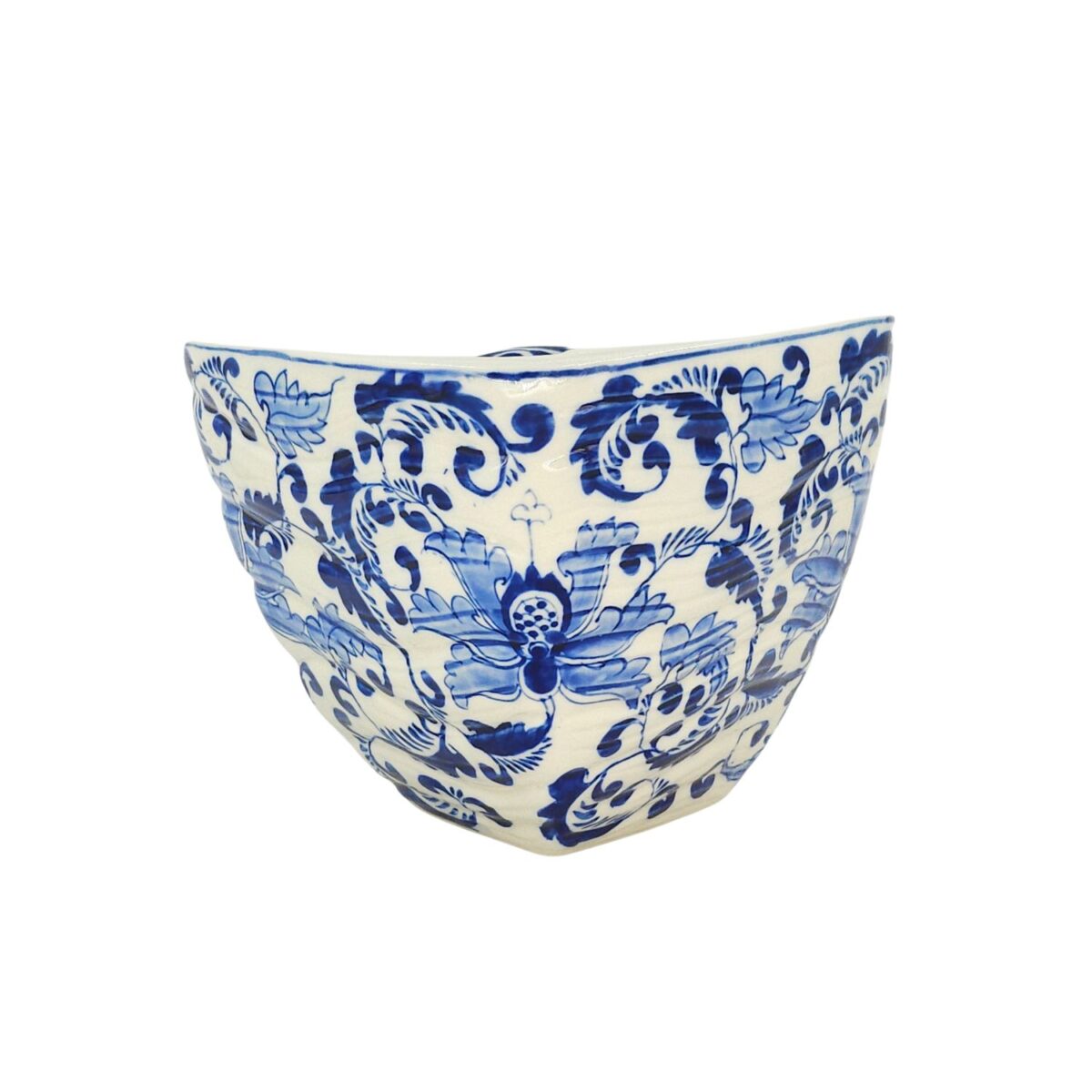 Vỏ Sò Bát Tràng Vẽ Tay Họa Tiết Hoa Dây Men Lam Cao Cấp - VN-BD125FE27-32 - Ảnh 4